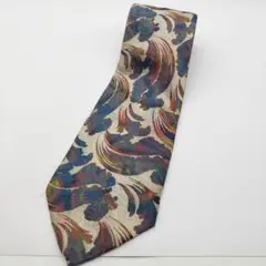 MISSONI シルク ネクタイ 多色模様　古着　下北沢　高円寺