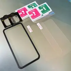 iPhone15 ガラスフィルム カメラフィルム各2枚