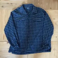 Ralph Lauren ラルフL 開襟 長袖シャツ ネルシャツ 古着 90s