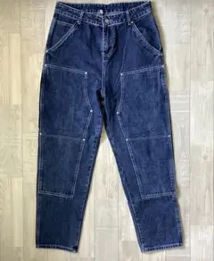 【ダブルニー】濃紺で本格の一本?! 定番シルエットと無骨なダブルニーの共存