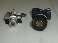 ダイキャスト製 ミニチュア カメラ キーホルダー グリコ オマケ シークレット