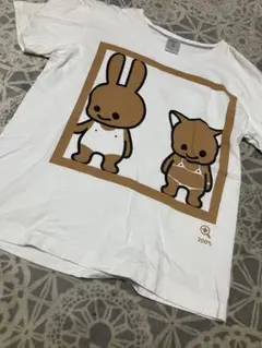 激カワ　cune 日焼け デザイン Tシャツ　ホワイト　M