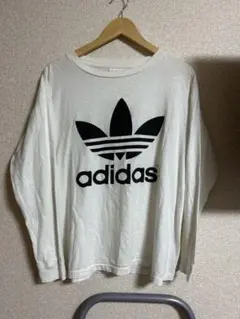 90s adidas アディダス 両面　ロンT