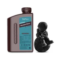 【新品未使用】SUNLU 光造形 3Dプリンター レジン、1kg高速硬化標準 黒