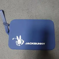 JACKBUNNY ブルー ジッパーケース