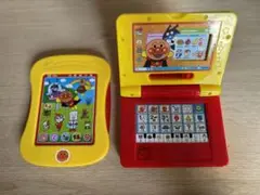 アンパンマンカラーパットミニ　パソコンだいすきミニ2点セット