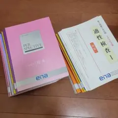 【2024受検用】ena小6年間テキスト、講習テキスト一式（41冊フルセット） ena 小6 テキスト問題集（春・夏・冬期講習、夏休み、正月合宿）