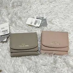 BAYBLOフェイクレザー　三つ折り ミニ財布　定価3520円　お揃い　色違い