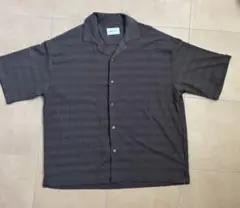 EMMA CLOTHES 半袖シャツ ブラウン　Mサイズ