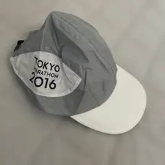 東京マラソン　2016 グレー　補助員　キャップ