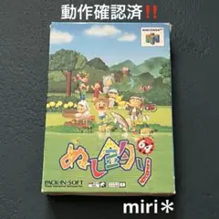 動作確認済‼️Nintendo64 ぬし釣り64 箱付きです‼️