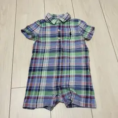 Ralph Lauren チェック柄ロンパース