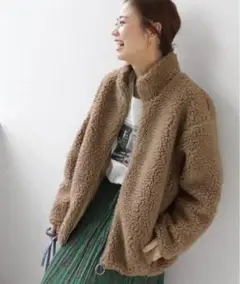 Journal standard relume ボアブルゾン ブラウンB