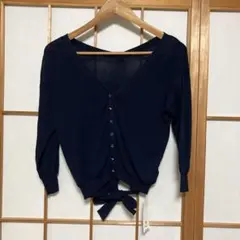 JILLSTUART バックリボンカーディガン　新品タグ付