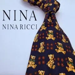 【美品】Nina Rich /ニナリッチ　ネクタイ　総柄