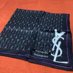 レディースYves Saint Laurent ハンカチ 黒