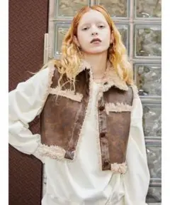 EMODA VEQUM PUFFER COMPACT VEST Fサイズ
