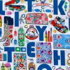 ✿リバティ　キティ　ネセシティズ　110×9ｃｍ　ネイビーブルー