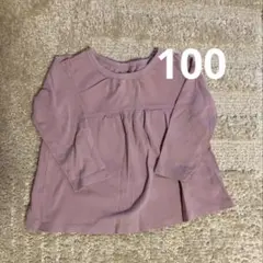 100cmUNIQLOピンクロンT 長袖