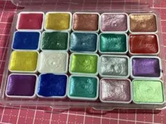 メタリックパール絵具 20色セット　輝く絵の具　パールカラー　　PA