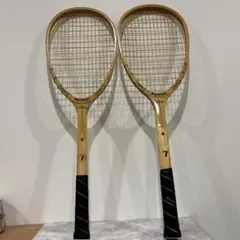 レトロ FUTABAYA 木製テニスラケット 2本セット