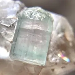 ウォーターメロントルマリン 原石 86.5ct バイカラー 標本 天然トルマリン
