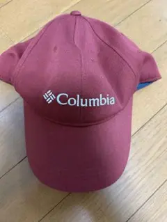 Columbia 赤 キャップ フリーサイズ