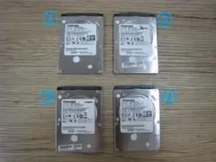 【TOSHIBA 2.5インチ】HDD500GB 4点セット