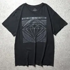 WELL WORN ダイヤモンドプリント　メッセージ　ストリート　黒　L
