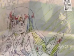 僕のヒーローアカデミア　原画クリアファイル　梅雨　峰田