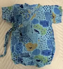 80サイズ　甚平風ロンパース