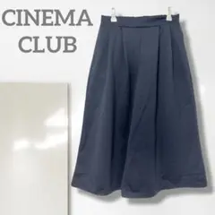 n【ハニーズ】ガウチョパンツ/美品 ウエストゴム 体型カバー 楽履き 高見え
