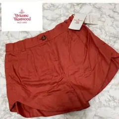 新品タグ付きヴィヴィアンウエストウッド リネンショートパンツ オーブボタン
