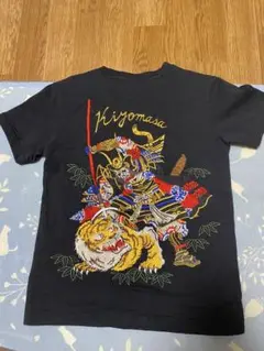 Kiyomasa 刺繍 Tシャツ 黒