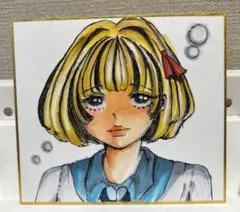 手描きイラスト 女の子 オリジナルイラスト ショートボブ 漫画