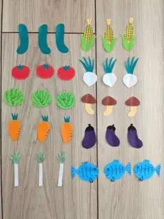 折り紙　野菜/まとめ売り/30枚セット/ハンドメイド/子供の作品/壁面飾り
