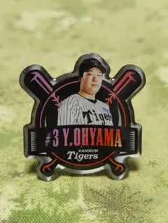2025年阪神タイガース【3:大山】ファンクラブ応援デーシークレットピンズ