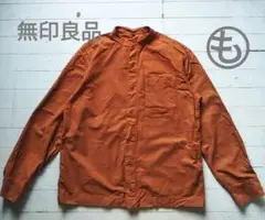 無印良品　バンドカラーシャツ