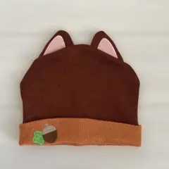 耳付きニット帽 chip チップ　 ディズニー