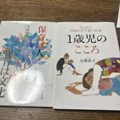 中古2冊⭐︎1歳児のこころ : 大人との関係の中で育つ自我/保育は人　保管は文化