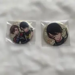 桃源暗鬼 缶バッジ 描き下ろし 無陀野無人 花魁坂京夜 原画展 マルイ