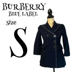 【高級】【S】BURBERRY BLUE LABEL ピーコート レディース
