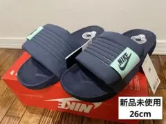 新品未使用　ナイキ　オフコートアジャストスライド　ネイビー　サンダル　26cm