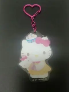 【未使用】サンリオ　アクリルキーホルダー　ハローキティ