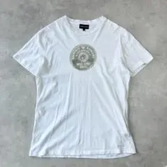 訳アリ　エンポリオアルマーニ　プリントTシャツ　白　XXL　　183