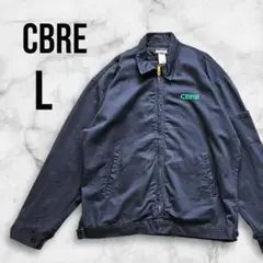 シービーアールイー　ジャンパー　ブルゾン　 Lサイズ ネイビー 　大きいサイズ