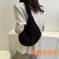 新品未使用❣️トートバッグ❣️超軽量❣️ブラック黒トレンドショルダーバッグ斜めがけ