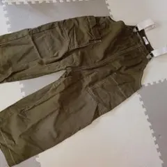 オリーブグリーンサロペット 110