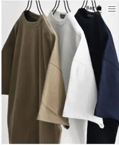 【新品・未使用品】HAVERSACK 半袖Tシャツ　ネイビー