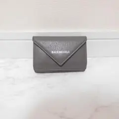 美品 BALENCIAGA(バレンシアガ) ミニウォレット 三つ折り ペーパー